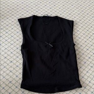 Zara Black Sleeveless Tank Top